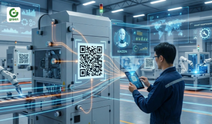 SỐ HÓA BẢO TRÌ 4.0: QUẢN LÝ TOÀN BỘ THIẾT BỊ CÙNG TRỢ LÝ A.I KAIZEN VÀ QR CODE