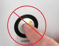 Tắt máy tinh cưỡng bức sẽ ảnh hưởng không tốt đến máy giữ xe thông minh