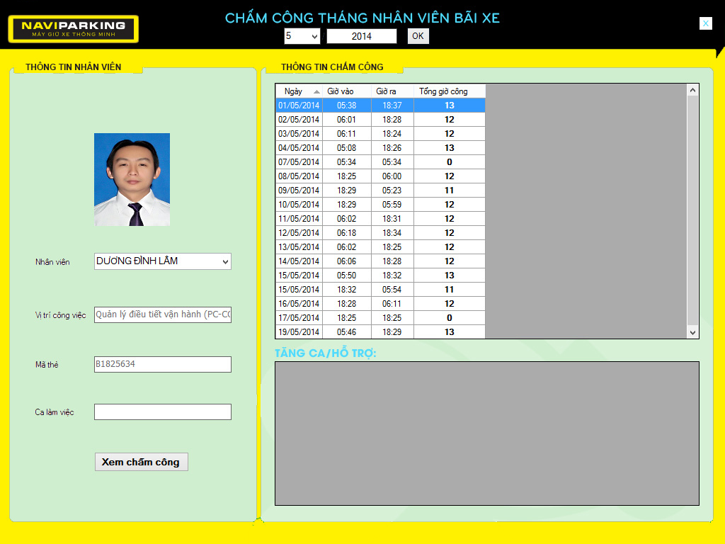 Bạn không cần đầu tư máy chấm công mà thay bằng máy giữ xe thông minh tích hợp chấm công