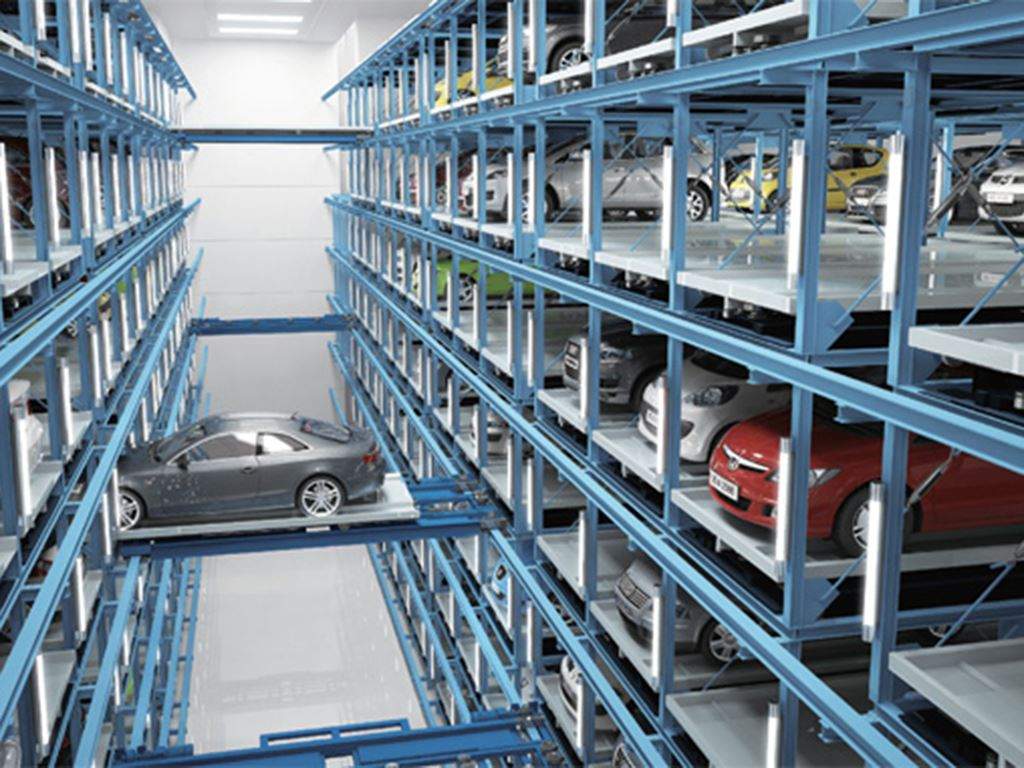 HỆ THỐNG ĐỖ XE TỰ ĐỘNG DẠNG “XE ĐẨY” – MULTIFLOOR CART TYPE PARKING