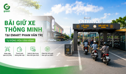 BÃI GIỮ XE THÔNG MINH TẠI EMART PHAN VĂN TRỊ - TỰ ĐỘNG HÓA VẬN HÀNH 