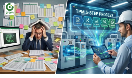 TẠO QUY TRÌNH 5 BƯỚC QUẢN TRỊ THIẾT BỊ TOÀN DIỆN CHO NHÀ MÁY